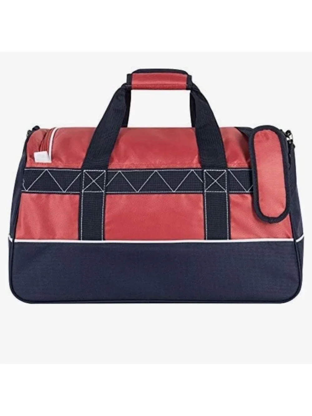 Nautica Rose Pink and Blue Duffel Travel Gym Bag with Sporty Design